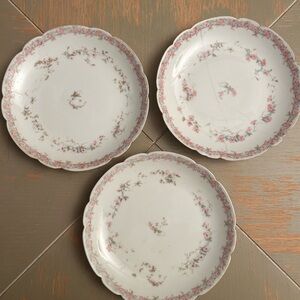 Heinrich & Co Bavarian China Plate set (3)